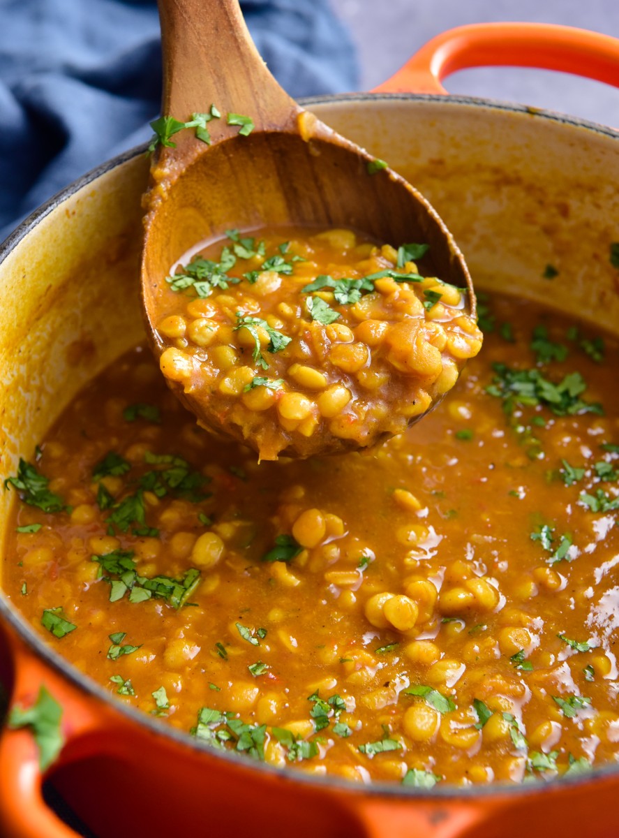 chana dal is an easy vegan recipe which can be paired with rice or roti for a protein rich meal.