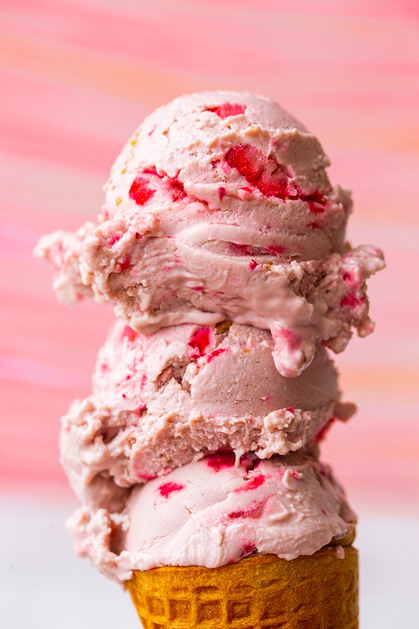 A collection of vegan summer recipes featuring fresh salads, smoothies, frozen treats, and easy sandwiches.