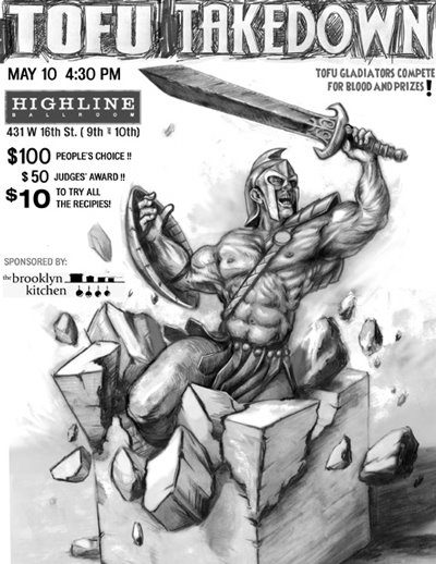 Tofu Takedown brings a vegetarian cooking competition to New York City's Highline Ballroom.